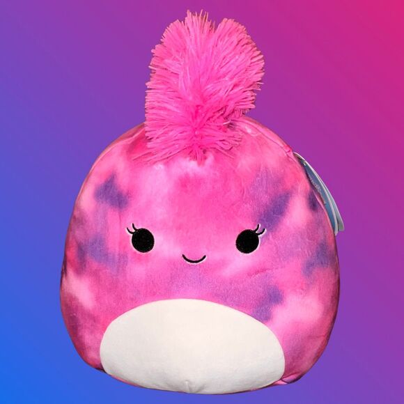 NWT Squishmallows Squish-Doos Lovisa the Lizard 10” Pink Mohawk Hair - Picture 1 of 4